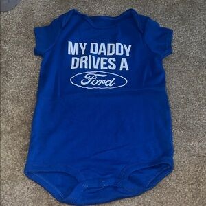 Ford Royal Blue Infant Bodysuit